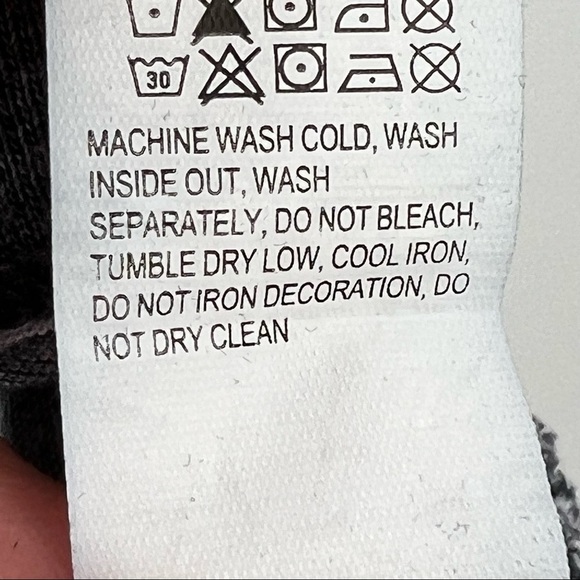 Lucky Brand Venice Burnout Dark Gray Crew-Neck Short-Sleeve Tee Men's size Small - Picture 8 of 10